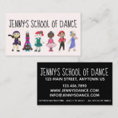 Dance Teacher School Studio Ballet Tap Jazz Visitekaartje (Voorkant / Achterkant)