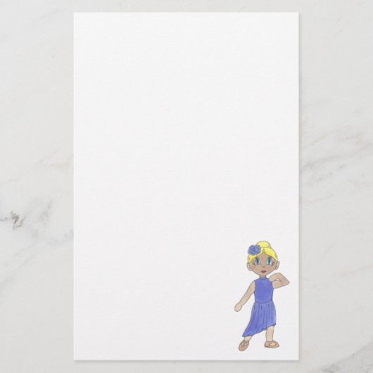 Dance Teacher Studio Lyrical Modern Dance Overwegi Briefpapier (Voorkant)