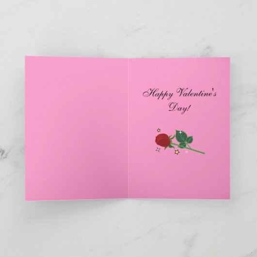 Dance Teacher Valentijnsdag Kaart (Binnen)