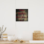 Dance Teachers doen nooit een Beat Poster (Keuken)