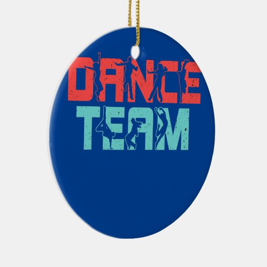 Dance Team Dancer Dance Instructor Danser Lover Keramisch Ornament (Rechts)