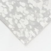 Dance Team Paars, Black en White Fleece Blanket (Hoek)