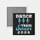 Dance Team Senior Class of 2026 Magneet (Voorkant / Achterkant)
