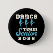 Dance Team Senior Class of 2026 Ronde Button 5,7 Cm (Voorkant)