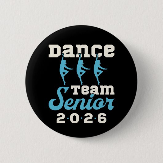 Dance Team Senior Class of 2026 Ronde Button 5,7 Cm (Voorkant)