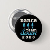 Dance Team Senior Class of 2026 Ronde Button 5,7 Cm (Voorkant /achterkant)