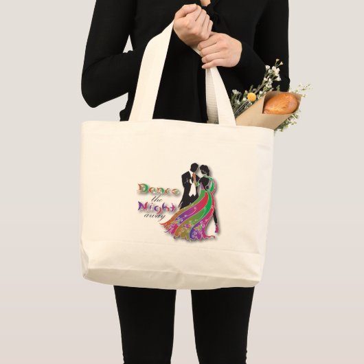 Dance the Night Away Grote Tote Bag (Voorkant (product))