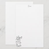 Dance the Night Away Personalized Stationery Briefpapier (Voorkant / Achterkant)