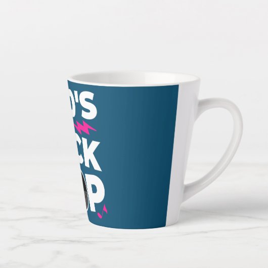 Dance Theme Party van 1950 van Sock Hop 50 Latte Mok (Rechts)