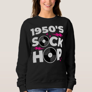 Dance Theme Party van 1950 van Sock Hop 50 Trui