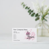 Dance Theme Visitekaartje (Staand voorkant)