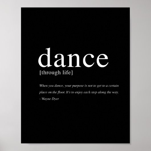 Dance Through Life - 8-inch x10-inch art print (Voorkant)