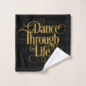 Dance Through Life Bad Handdoek (Wasdoekje)