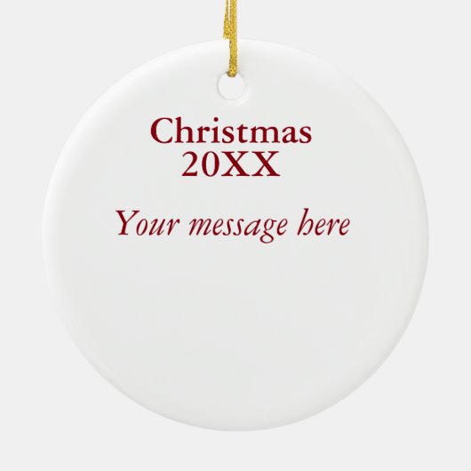 Dance Through Life Ceramic Ornament (Achterkant)