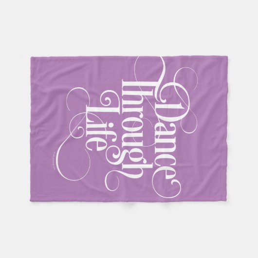 Dance Through Life Fleece Blanket (Voorkant (Horizontaal))