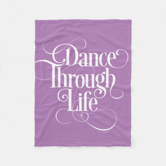 Dance Through Life Fleece Blanket (Voorkant)