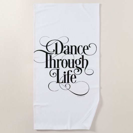 Dance Through Life Strandlaken (Voorkant)