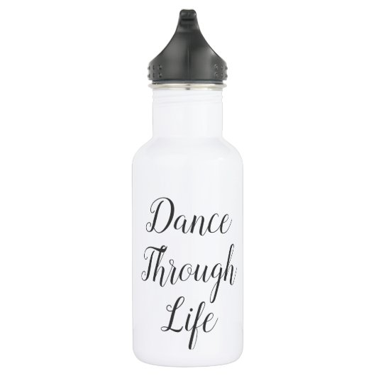Dance Through Life Water Bottle | Overweging Cadea Waterfles (Rechts)