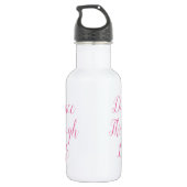 Dance Through Life Water Bottle | Overweging Cadea Waterfles (Achterkant)