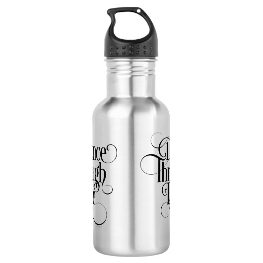 Dance Through Life Waterfles (Achterkant)