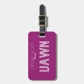 Dance Till Dawn Bagagelabel (Voorkant verticaal)