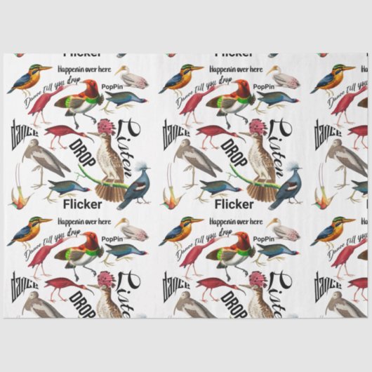 Dance Tissuepapier (Voorkant)