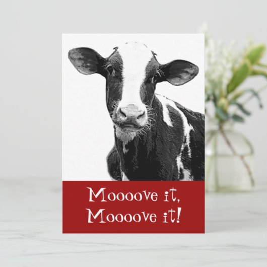 Dance to the Cows come Home - Bachelorette Party Kaart (Staand voorkant)