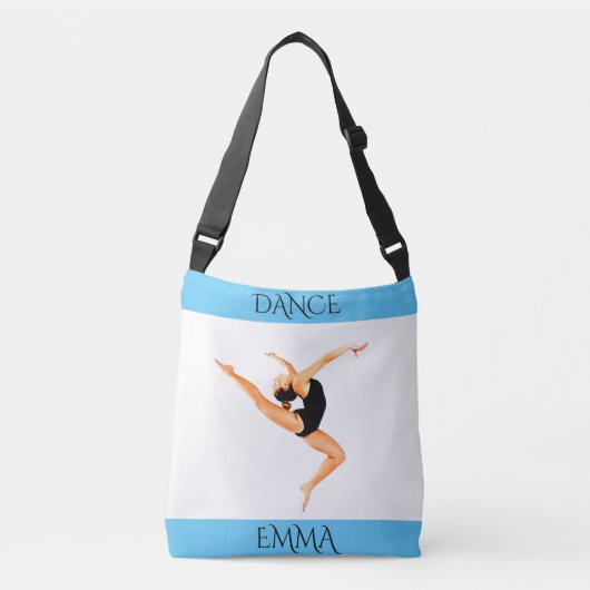 Dance tote, personalized name. crossbody tas (Voorkant)