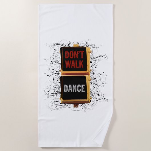 Dance Traffic Signal Beach Towel Strandlaken (Voorkant)