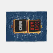 Dance Traffic Signal Fleece Blanket Deken (Voorkant (Horizontaal))
