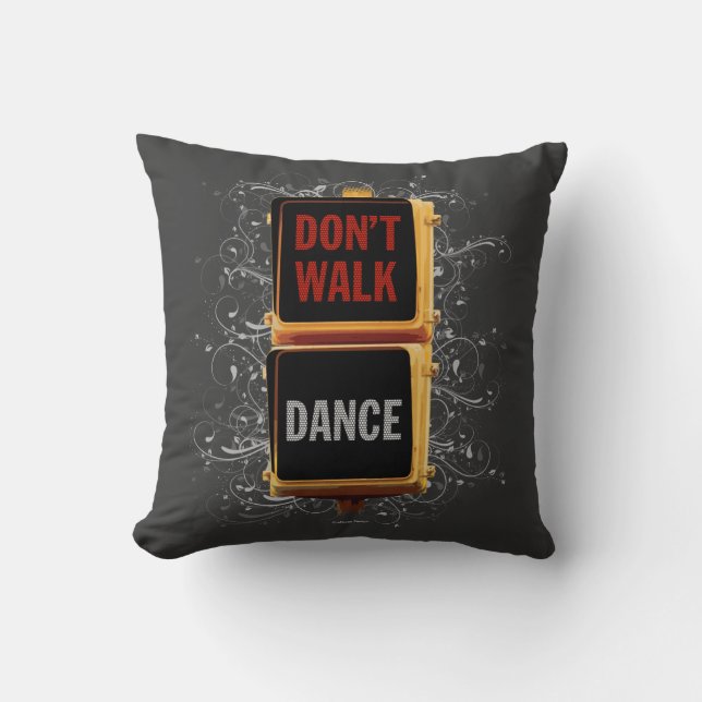 Dance Traffic Signal Throw Pillow Kussen (Voorkant)