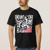 Dance Troll QR Grappig President Trump Dance Code T-shirt (Voorkant)