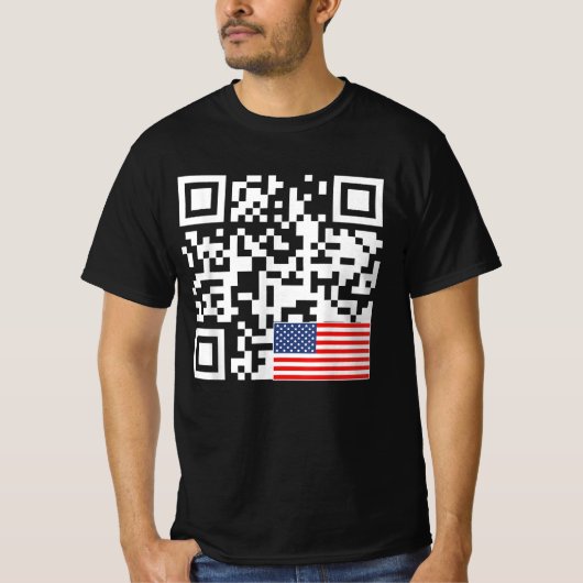Dance Troll QR Grappig President Trump Dance Code T-shirt (Voorkant)