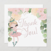 DANCE & TWIRL | BALLERINA BIRTHDAY | OVERZICHT | BEDANKKAART (Voorkant / Achterkant)