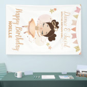 Dance & Twirl, Princess Ballerina w/Bow Birthday Spandoek (Beurs)