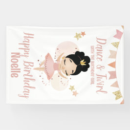 Dance & Twirl, Princess Ballerina w/Tiara Birthday Spandoek