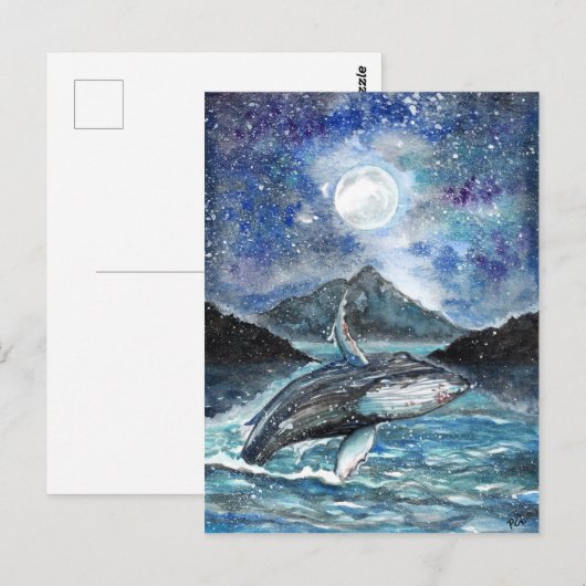 Dance under the Moon Briefkaart (Voorkant / Achterkant)