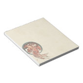 Dance van Alfons Mucha 1898 Notitieblok (Schuin)