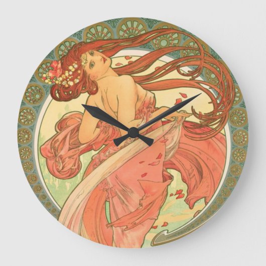  Dance van Alphonse Mucha Grote Klok (Voorkant)