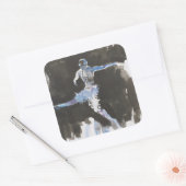 Dance Vierkante Sticker (Envelop)