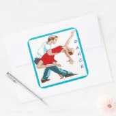 DANCE VIERKANTE STICKER (Envelop)