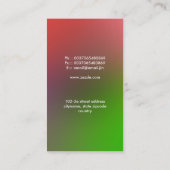 Dance visitekaartje (Achterkant)