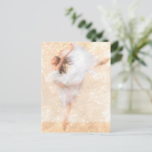 Dance vlucht briefkaart (Staand voorkant)