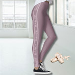 Dance Warm Up Leggings voor Dancer<br><div class="desc">Stretchy roze leggings voor dansles. Roze danser leggings voor ballet,  jazz,  hedendaags.</div>