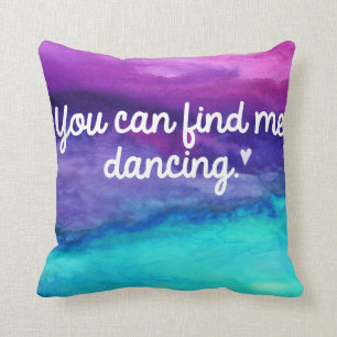 Dance Waterverf Pillow Kussen