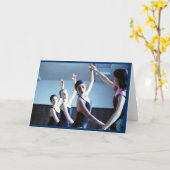 Dance Wenskaart Kaart (Gele Bloem)