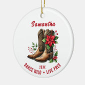 Dance Wild Live Gratis Vakantie Ornament (Links)