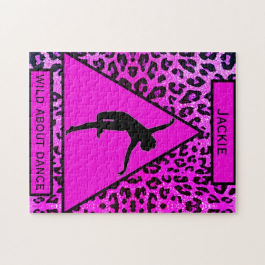 Dance - Wild over Dance Pink Leopard Puzzle Legpuzzel (Horizontaal)