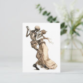 Dance with Death briefkaart (Staand voorkant)
