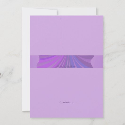 Dance with Flair Invitation Kaart (Achterkant)